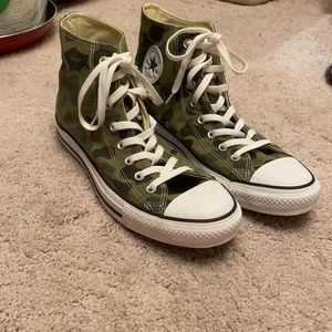 Camo Converse High Tops